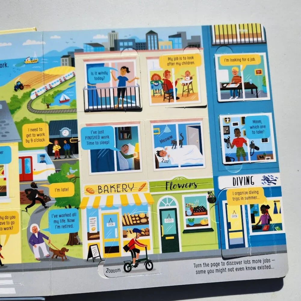 Usborne Look Inside Jobs Board Book Hardcover 9780794548797 School Classroom Pre